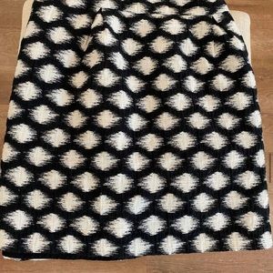 Black and white skirt